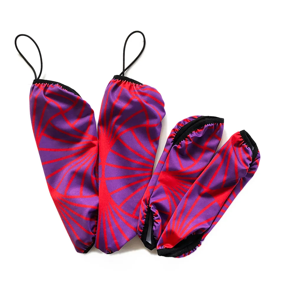 ECO LEGGINGS | purple   red bursts
